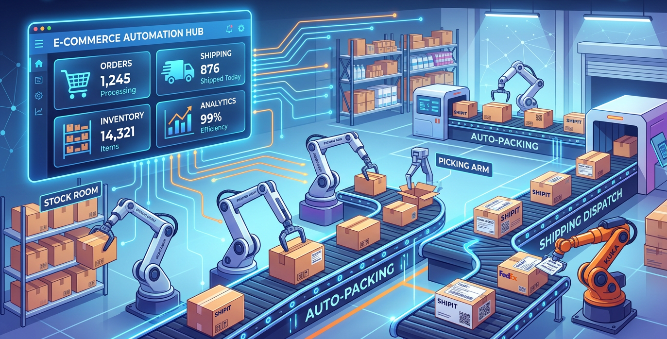 E-Commerce Automation: Stop Doing Manually What Robots Can Do