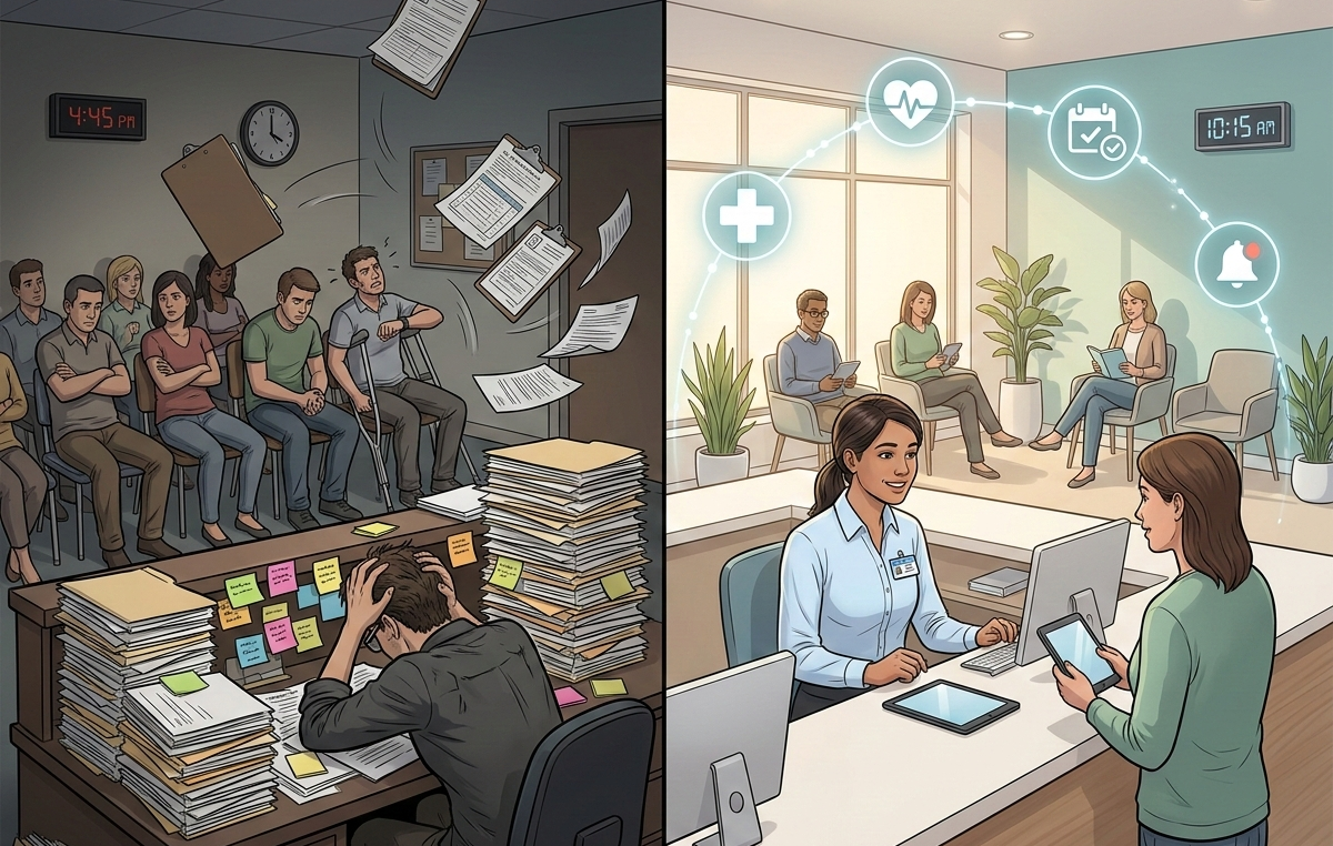 Healthcare Workflow Automation: Reduce Admin Burden & No-Shows