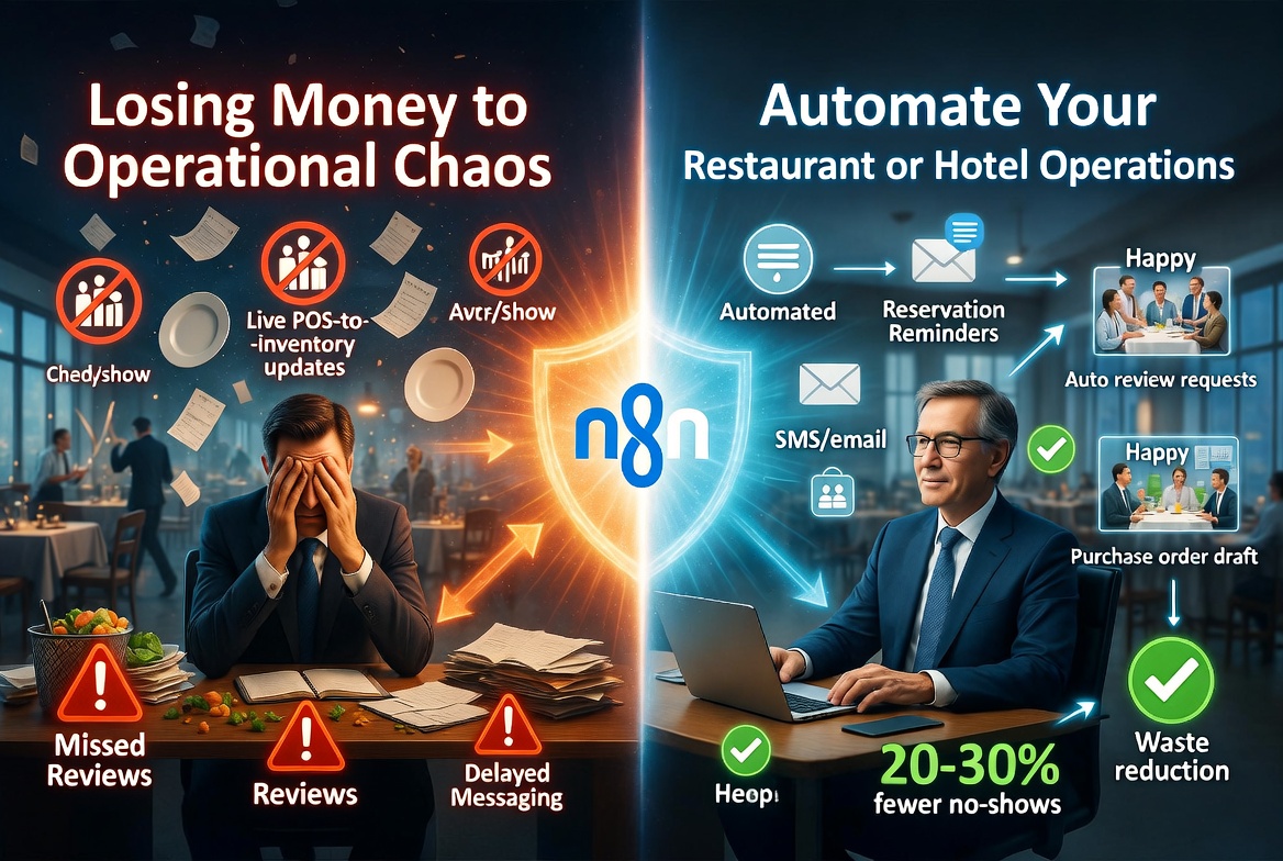 How to Automate Your Restaurant or Hotel Operations and Stop Losing Money to Operational Chaos